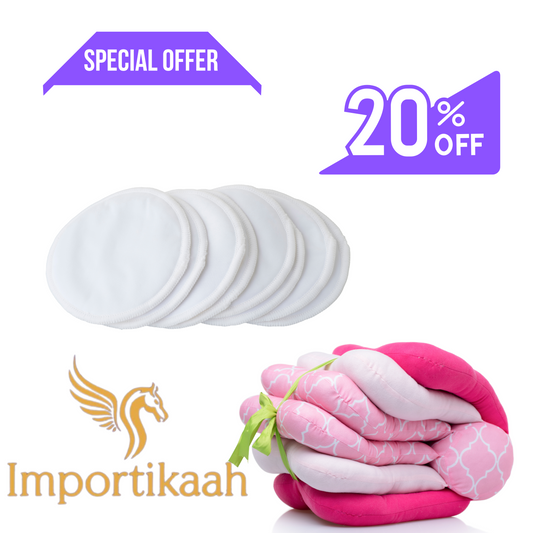 Importikaah-Breastfeeding-Essentials-Bundle-Adjustable-Nursing-Pillow