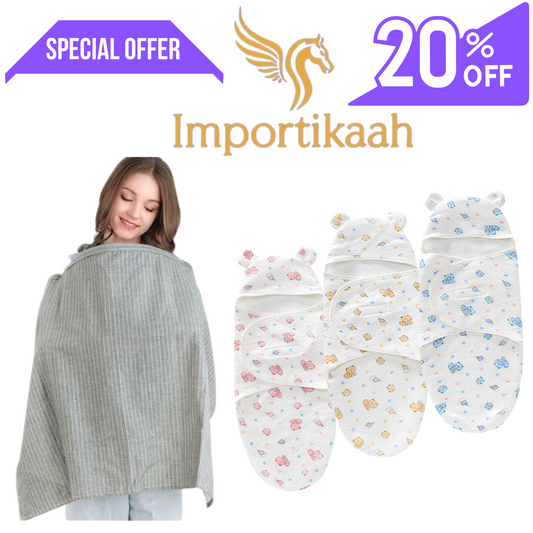 Importikaah-Premium-Baby-Swaddle-Soft-and-Cozy-Wrap