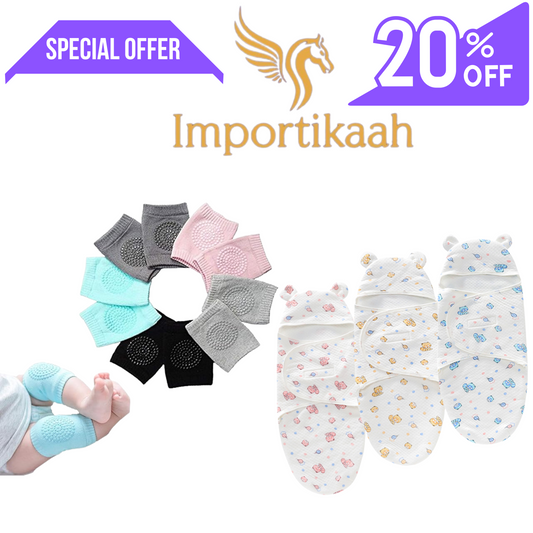 Importikaah-Baby-Knee-Pads-Set-of-2-Pairs-for-Crawling-Protection