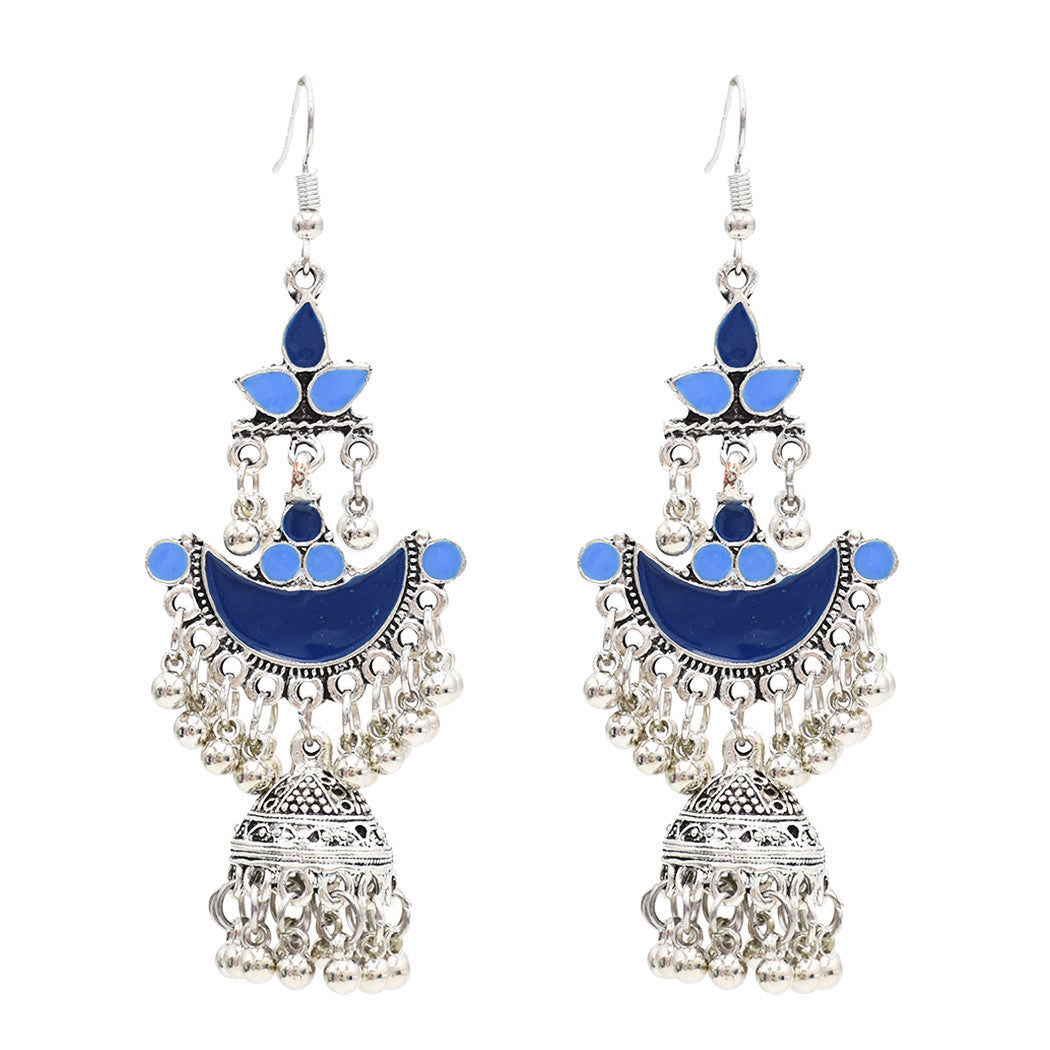 elegant-silver-jhumka-earrings-tribal-beads-detailed-tassels