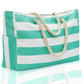 Striped-storage-bag-for-beach-towels-sunscreen-and-other-gear