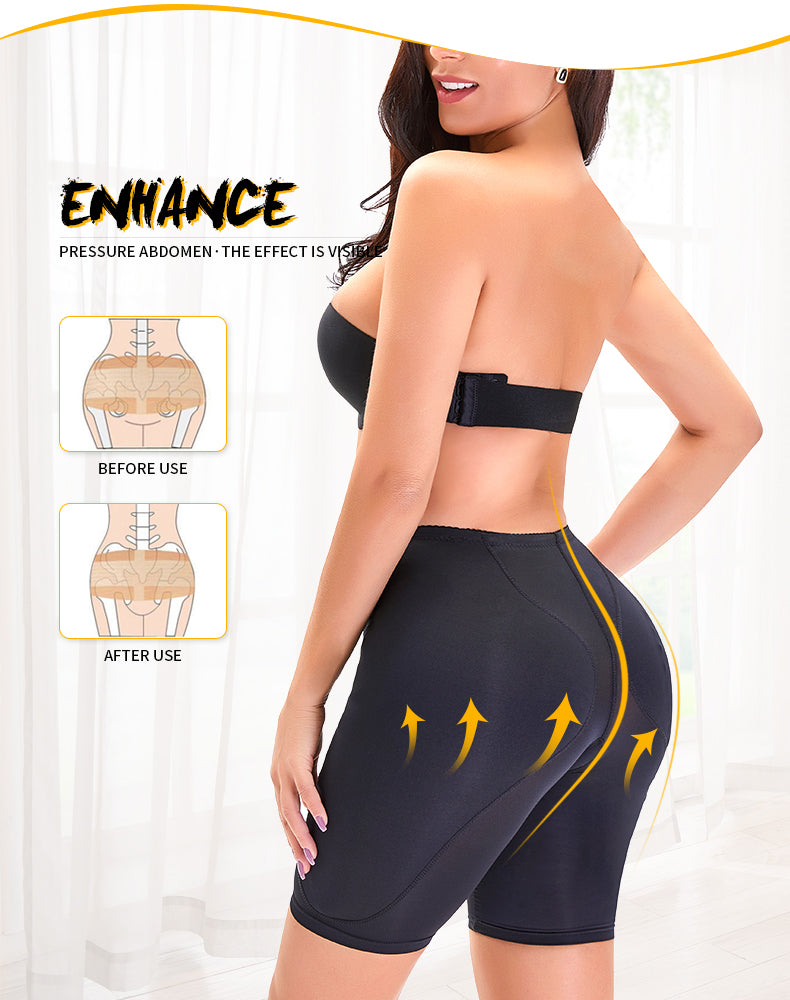Butt Padded Hip Thigh Up Pads, Underwear Fake Butt Pads Shorts Enhancing  Body Shaper Shapewear for Women,Color,XL,Super : : Clothing, Shoes  & Accessories