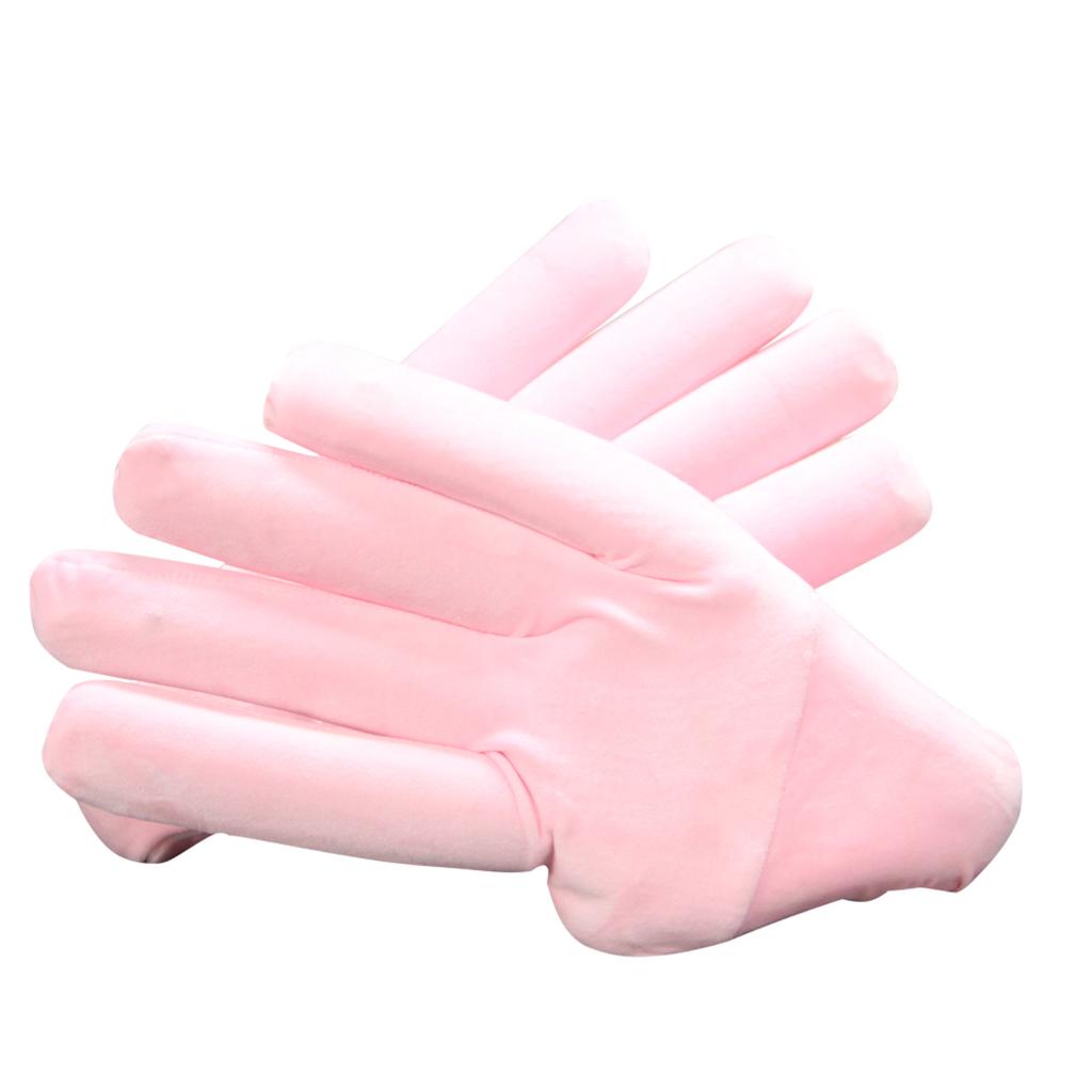 Travel-Neck-Pillow-Bends-Hand-Shape-Headrest-Soft-baby-pink