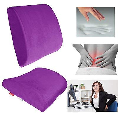 Importikaah Coccyx Orthopedic Memory Foam Seat Cushion Pad Lumbar Support Pillow for Lower Back Tailbone Pain and Back Support
