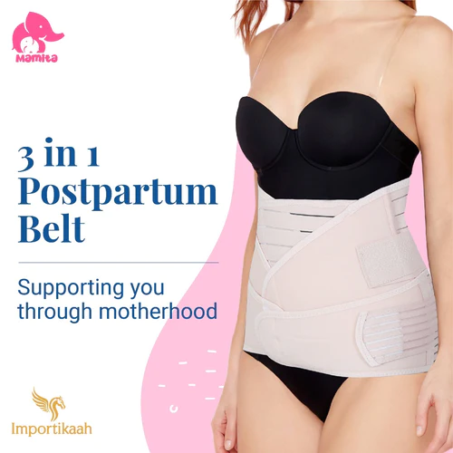 Importikaah's Signature 3-in-1 Postpartum Belt: Celebrated After-Pregnancy Support, Loved by 5 Lakh Indian Mothers